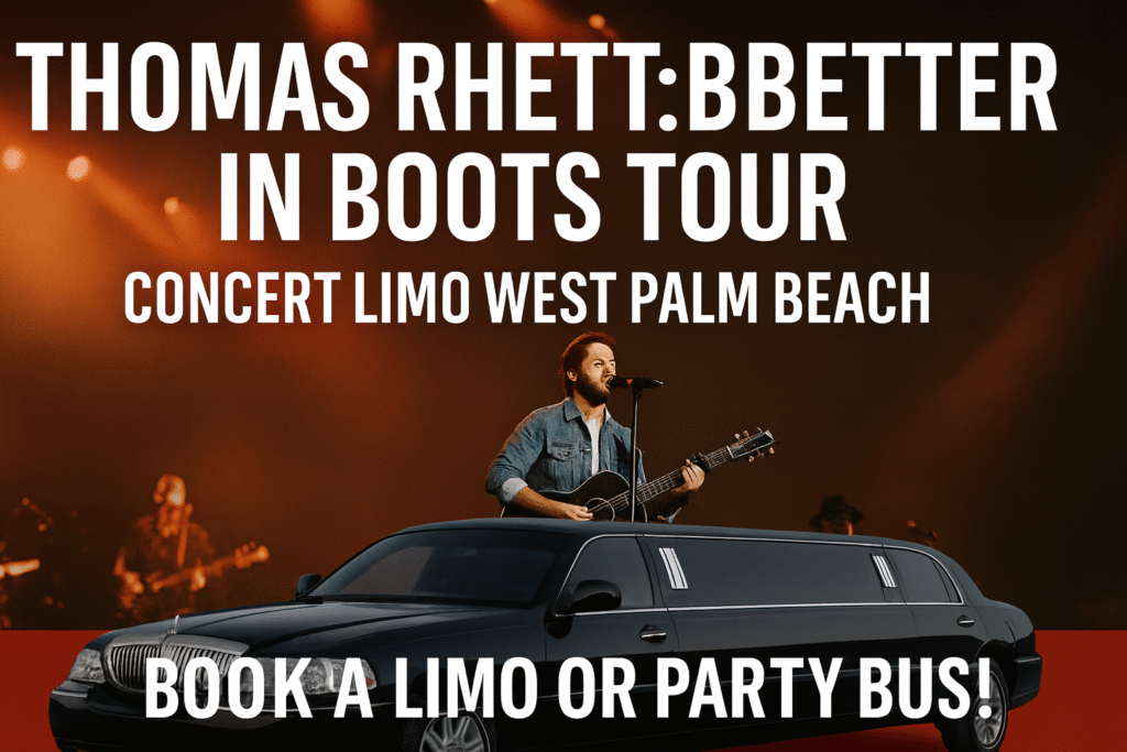Thomas Rhett concert limo West Palm Beach