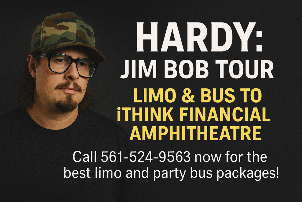 Hardy concert party bus Palm Beach