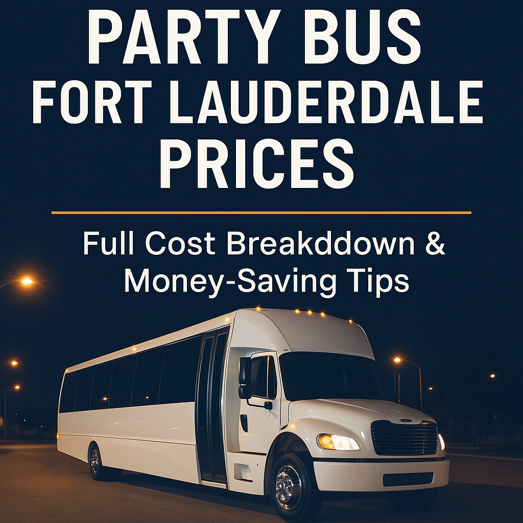 party bus fort lauderdale prices