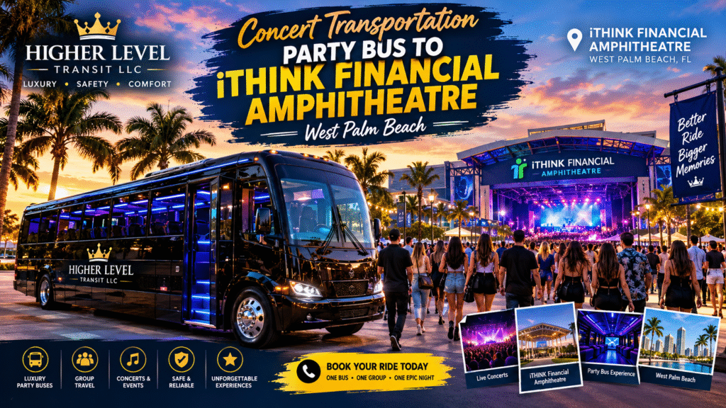 party bus to iTHINK Financial Amphitheatre