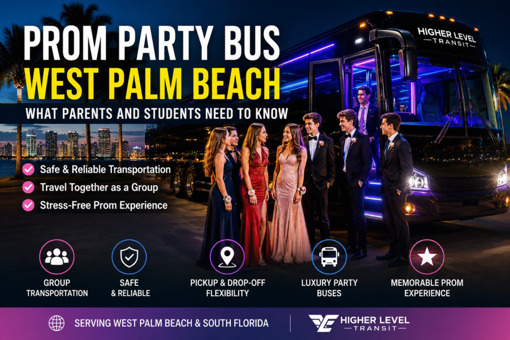 prom party bus West Palm Beach
