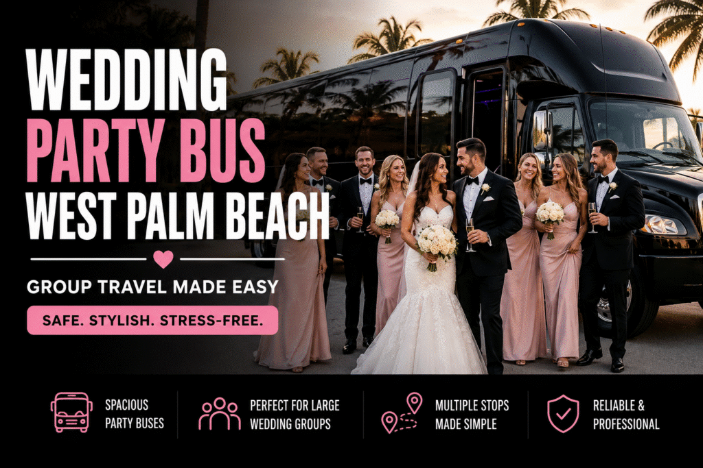 wedding party bus West Palm Beach