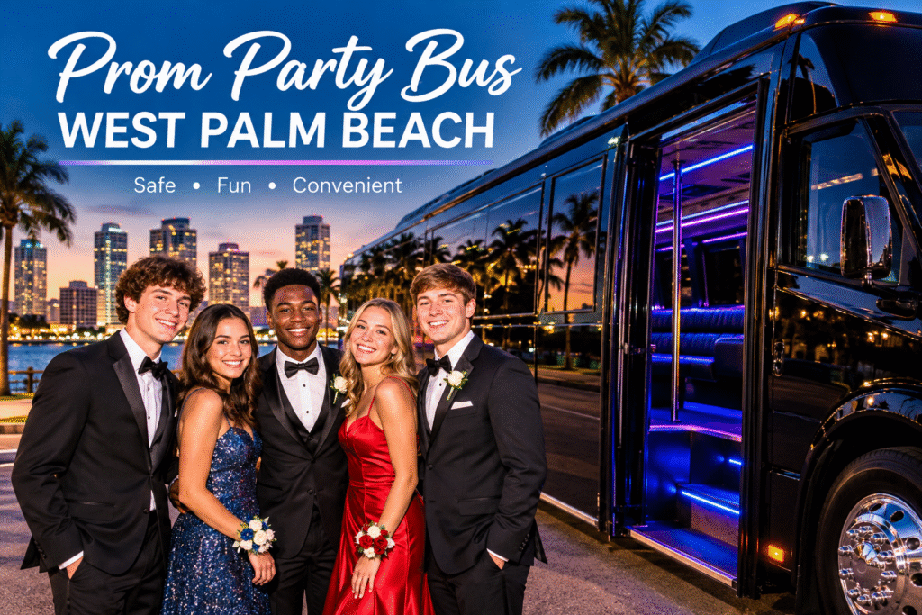 prom party bus West Palm Beach